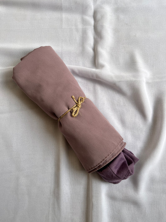 Instant Chiffon Hijab- Pastel Purple