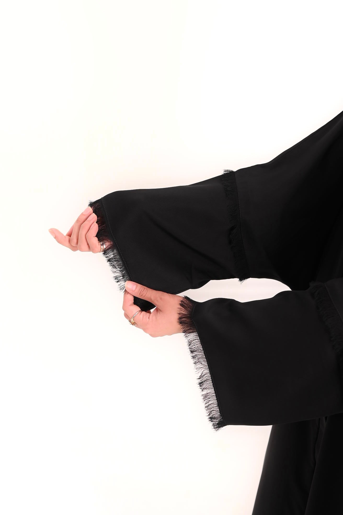 Amara Threads- Black Butterfly Abaya