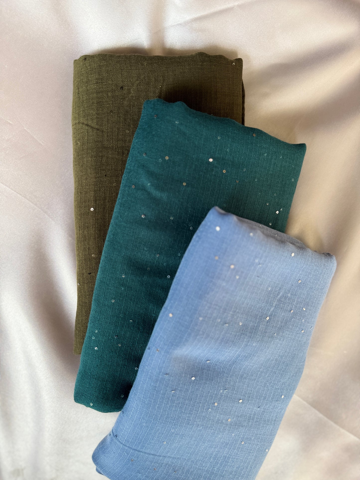 Glittery Sequins- Teal