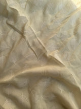 Block Print Feathers- Cream