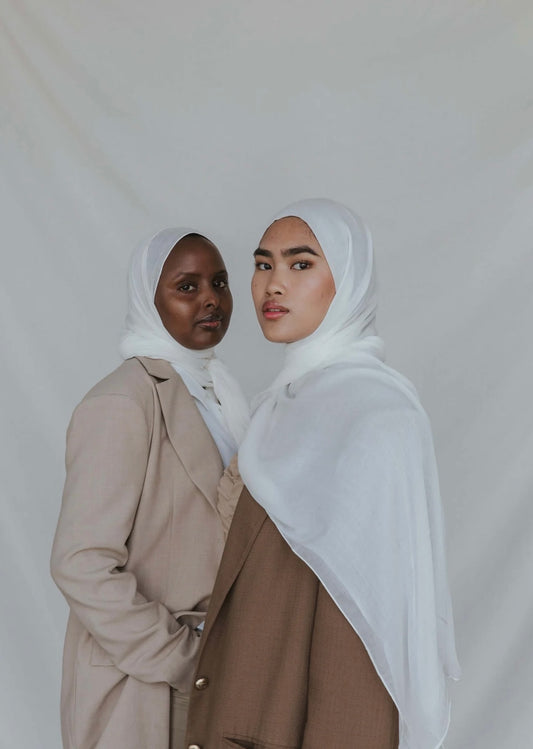 Moonlight Hijab- Pure White