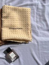 Block Stoned Viscose Hijabs- Wheat