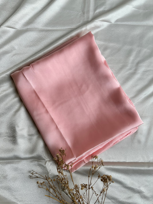 Satan Silk Hijabs- light Pink