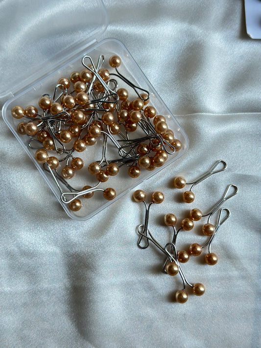 Solid Clip Pins- Gold