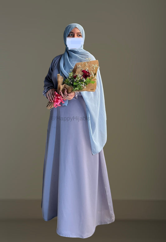 Dareen- Powder Blue Everyday staple abaya