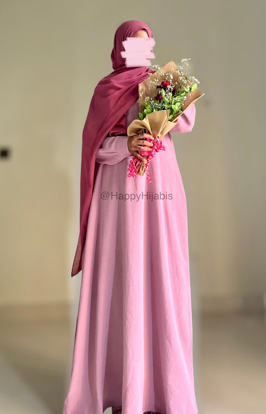 Ayrin- Barbie Pink Abaya Dress