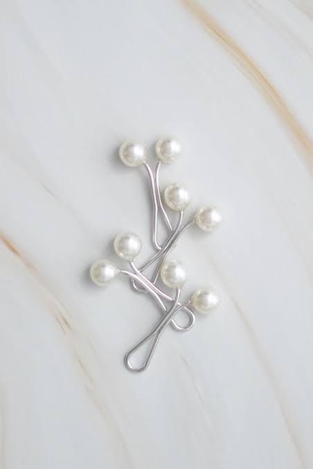 Solid Clip Pins- White