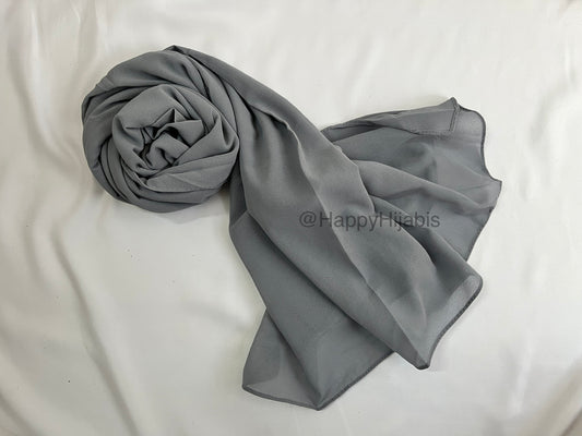 Georgette Grace- Silverish Grey