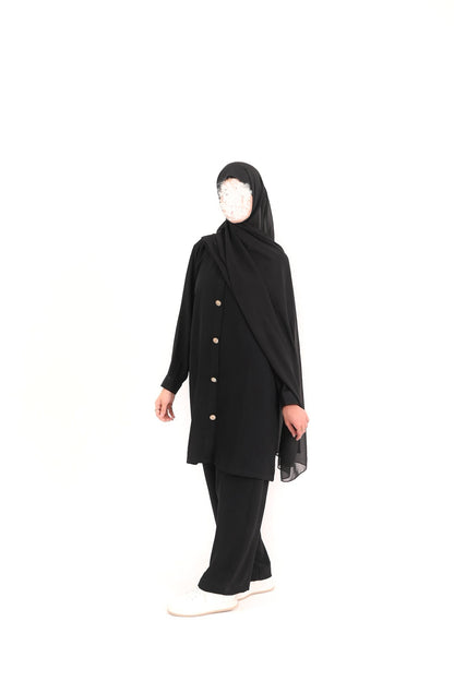 Modest Coord Set- Timeless Black