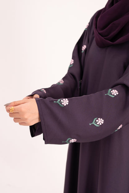 Lila Gulzar- Embroidered Abaya