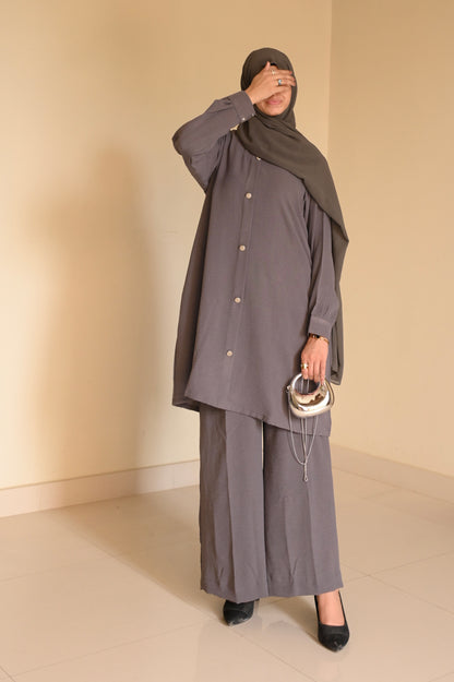 Modest Coord Set- English Grey