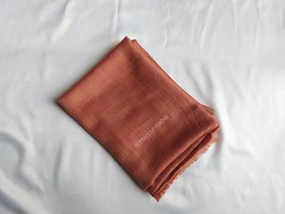 Turkish Lawn Hijabs- Large Size- Rusty Penny
