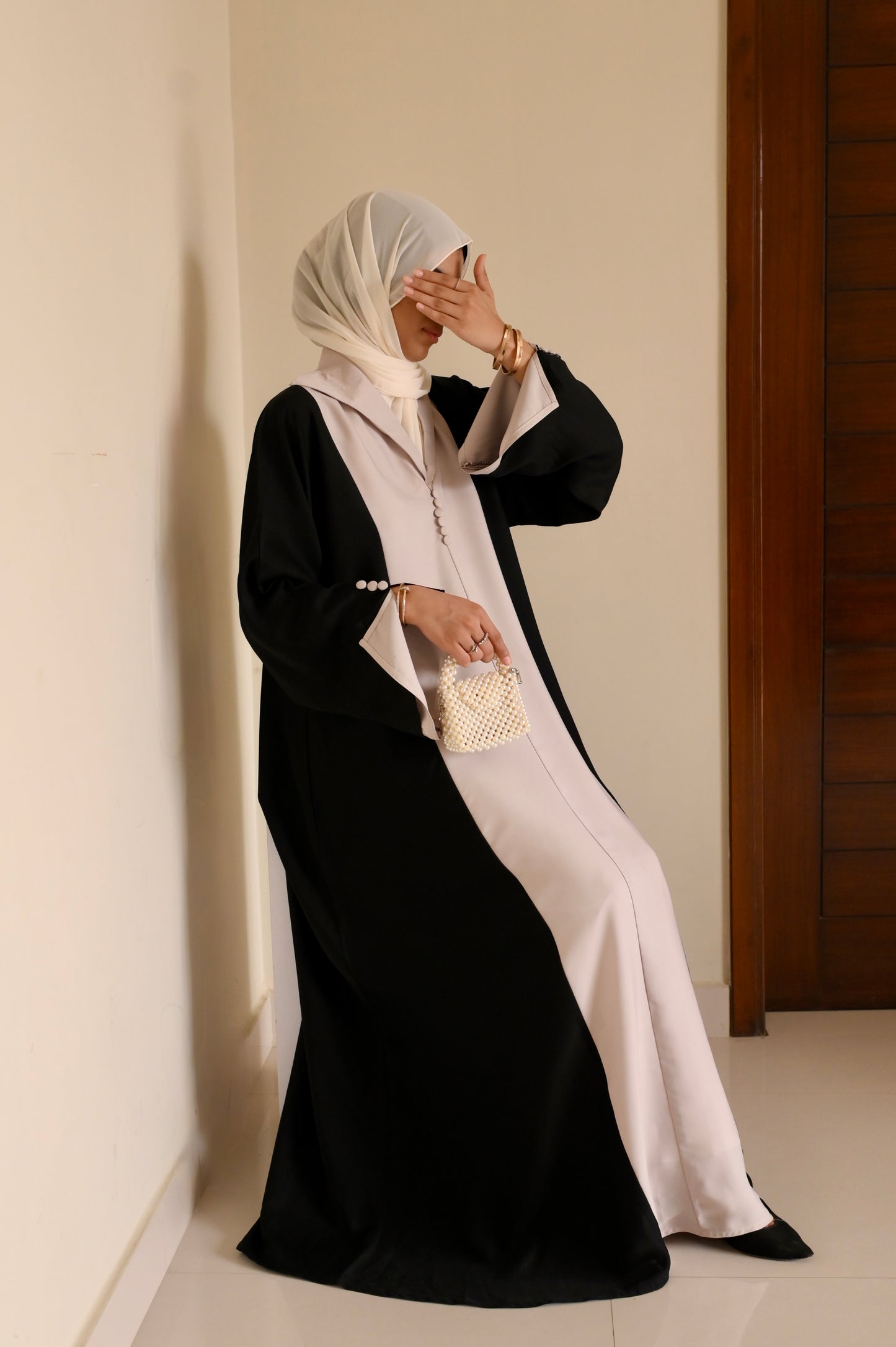 Monochrome Muse Abaya – Premium Nida