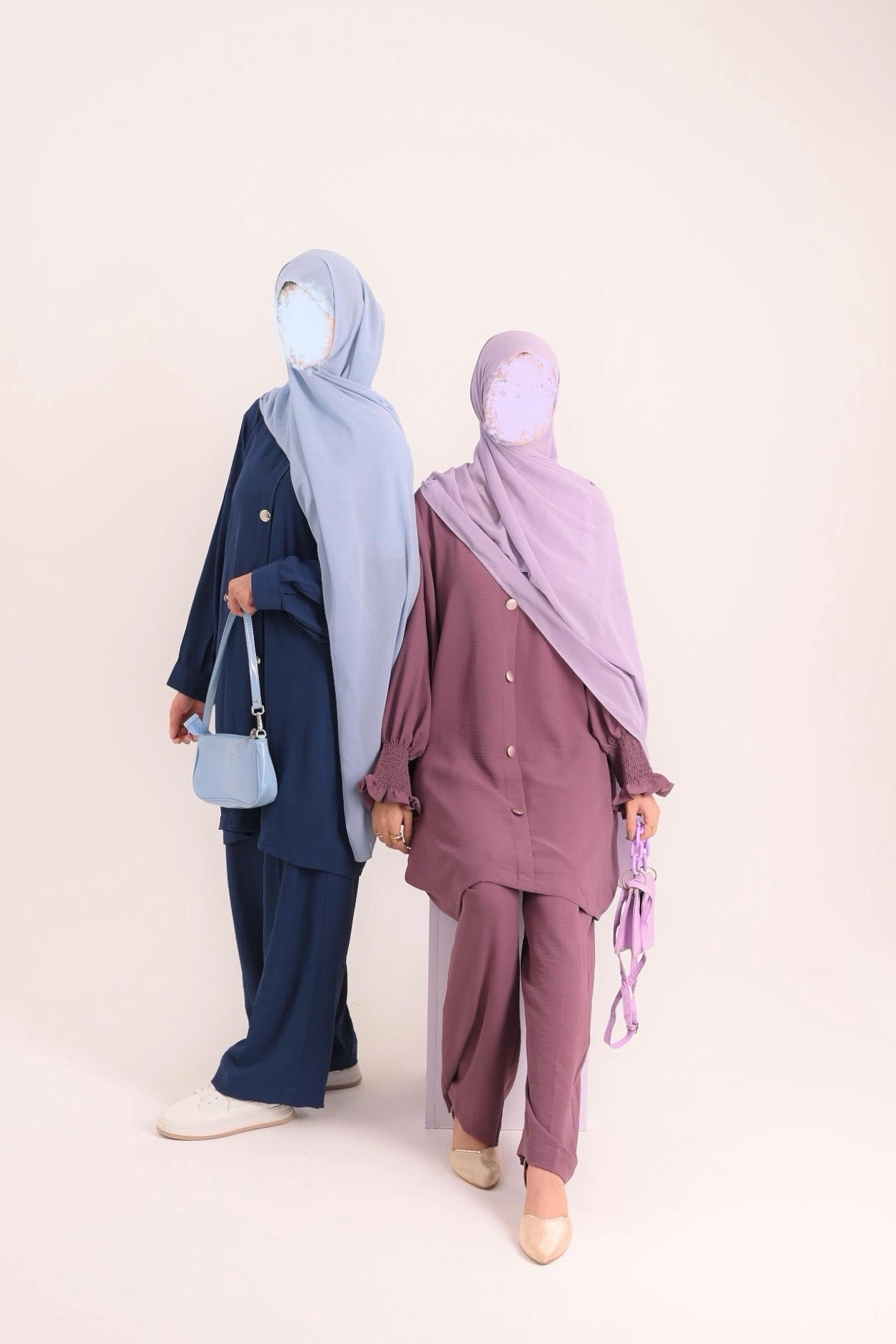 Modest Coord Set- Navy Blue
