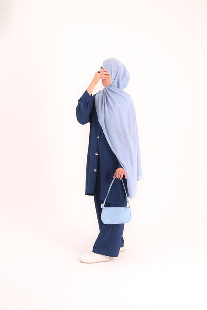 Modest Coord Set- Navy Blue