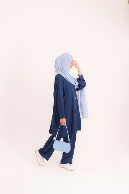 Modest Coord Set- Navy Blue