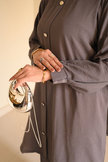 Modest Coord Set- English Grey