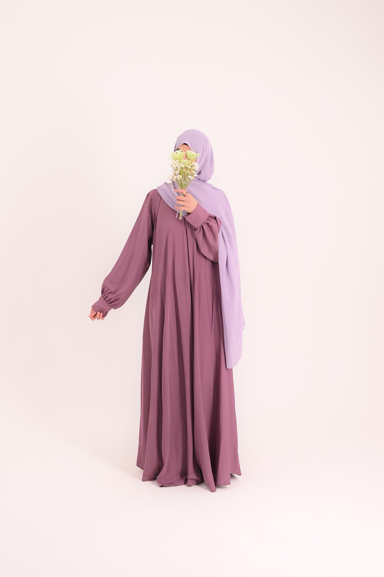 Lavendar Luxe- Maxi Abaya