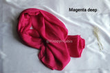 Solid Satan Silk- Deep Magenta