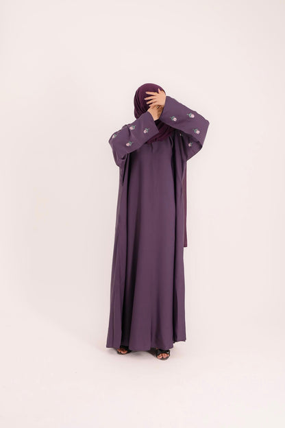 Lila Gulzar- Embroidered Abaya