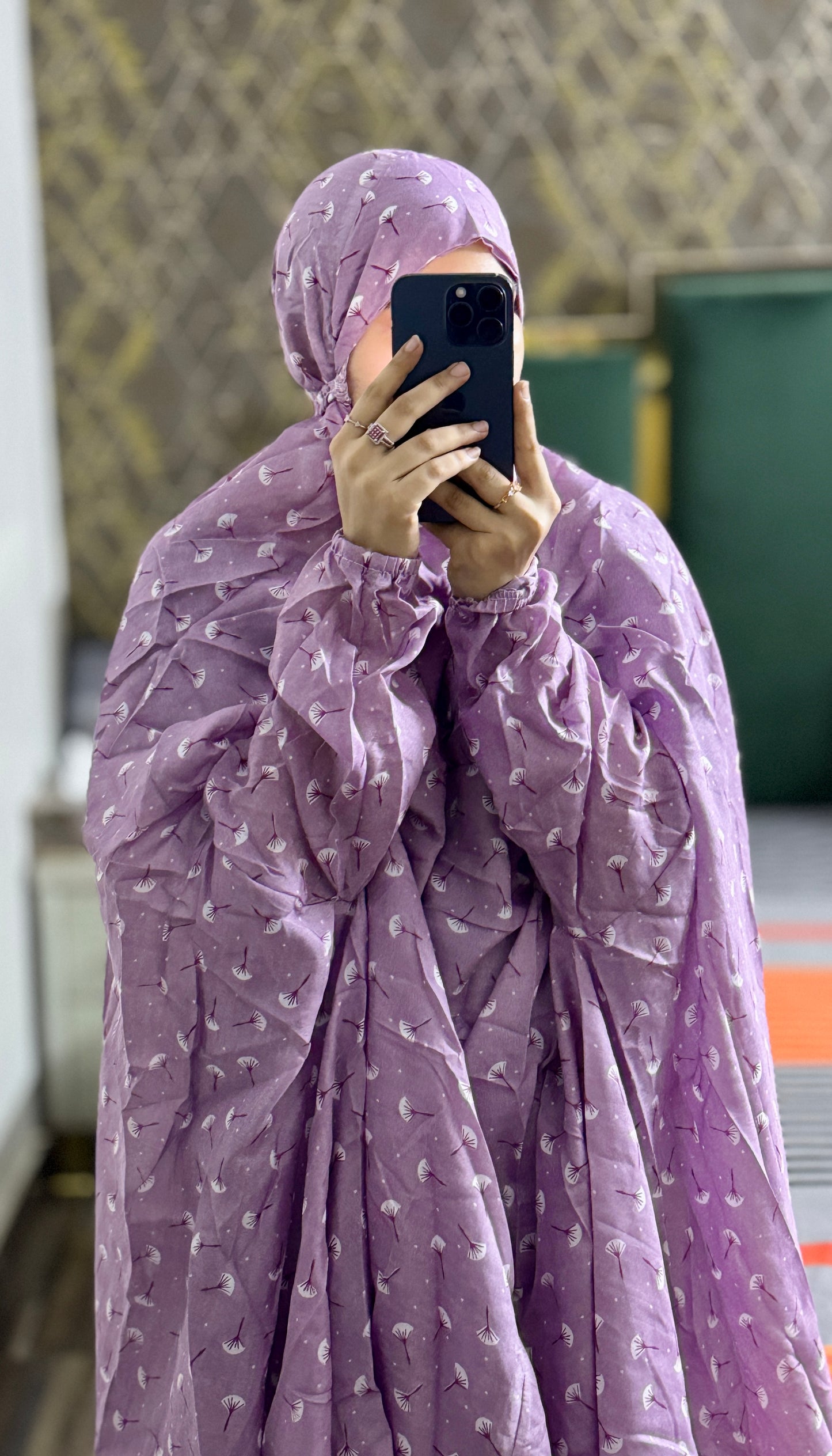 Prayer Gown- Dandelions- Lilac