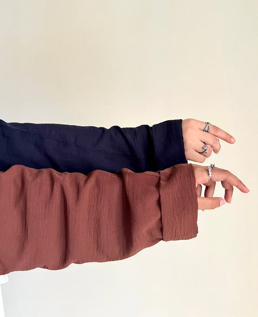 Sample piece- Amairah- Navy Blue kimono Coat (only)