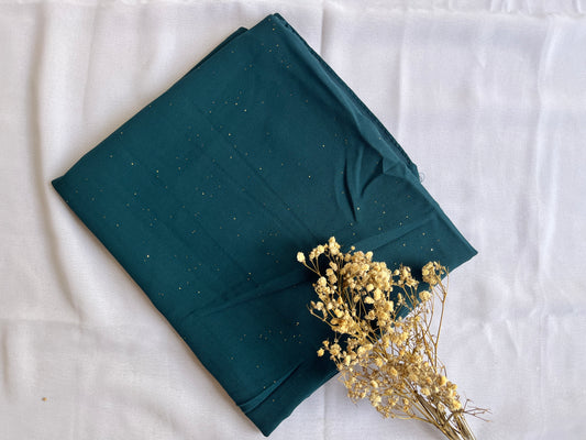 Sparkle Georgette- Teal