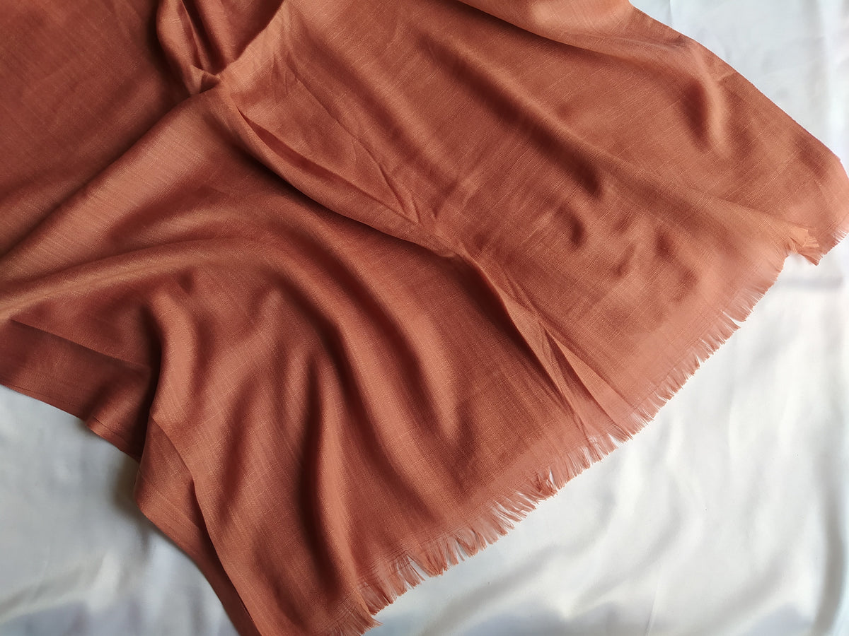 Turkish Lawn Hijabs- Large Size- Rusty Penny