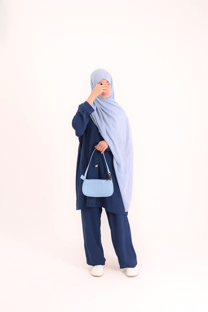Modest Coord Set- Navy Blue