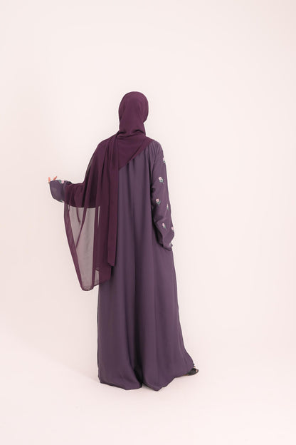 Lila Gulzar- Embroidered Abaya