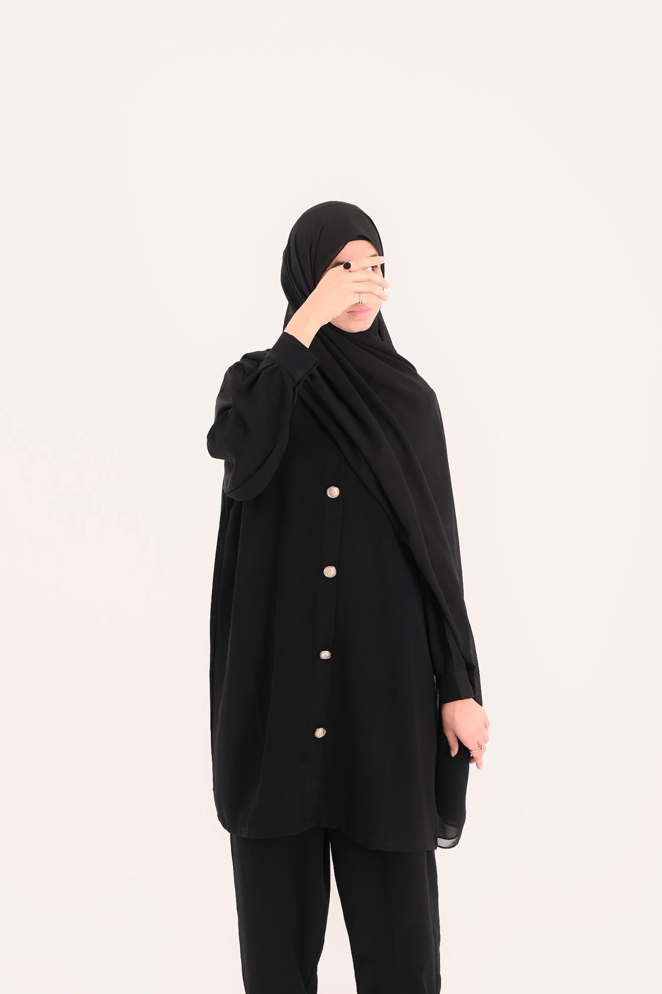 Modest Coord Set- Timeless Black