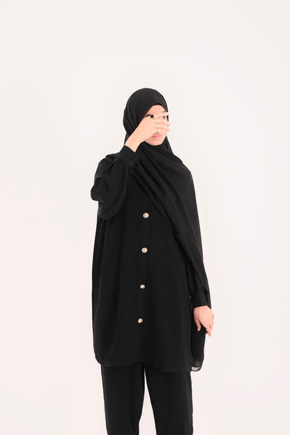 Modest Coord Set- Timeless Black