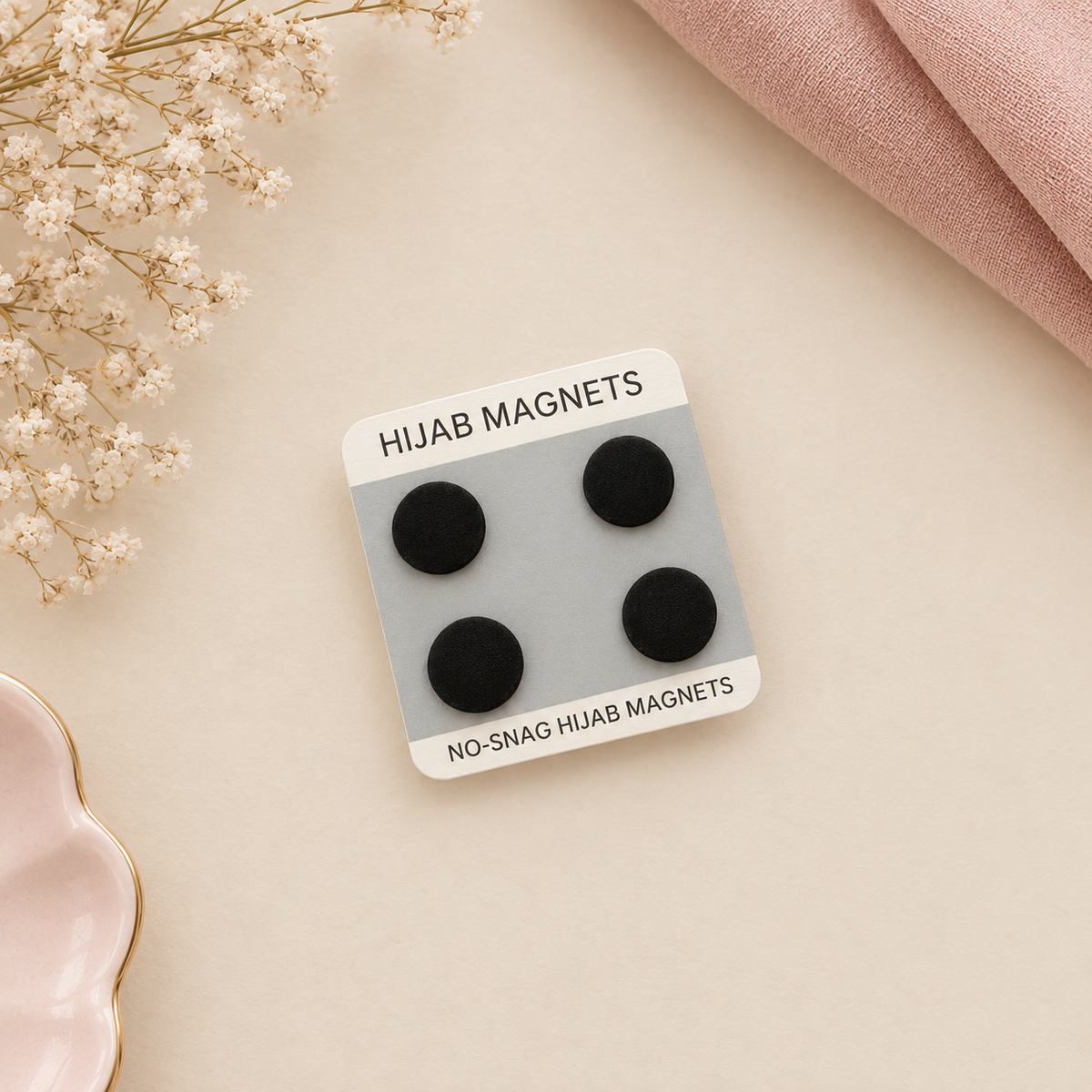Magnets- Rounded Solid Black