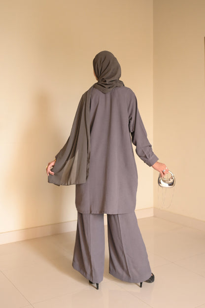 Modest Coord Set- English Grey