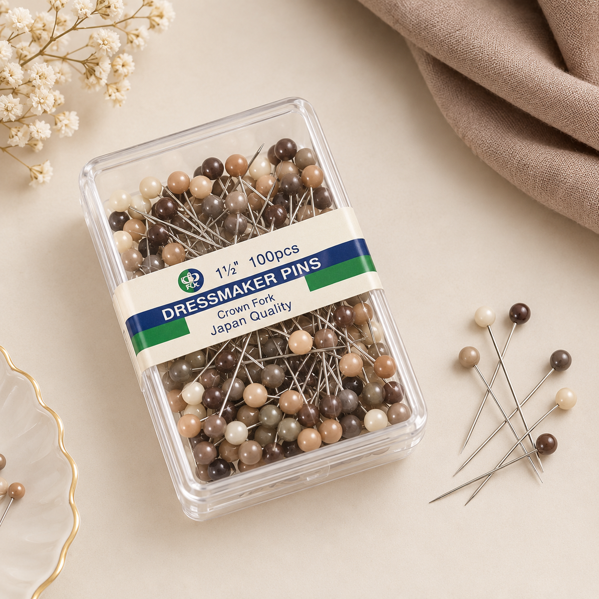 Basic Pins Box- Nude Colors