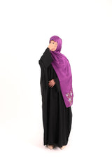 Amara Threads- Black Butterfly Abaya