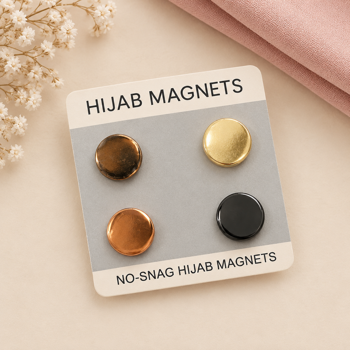Magnets- Shiny Round Metallic