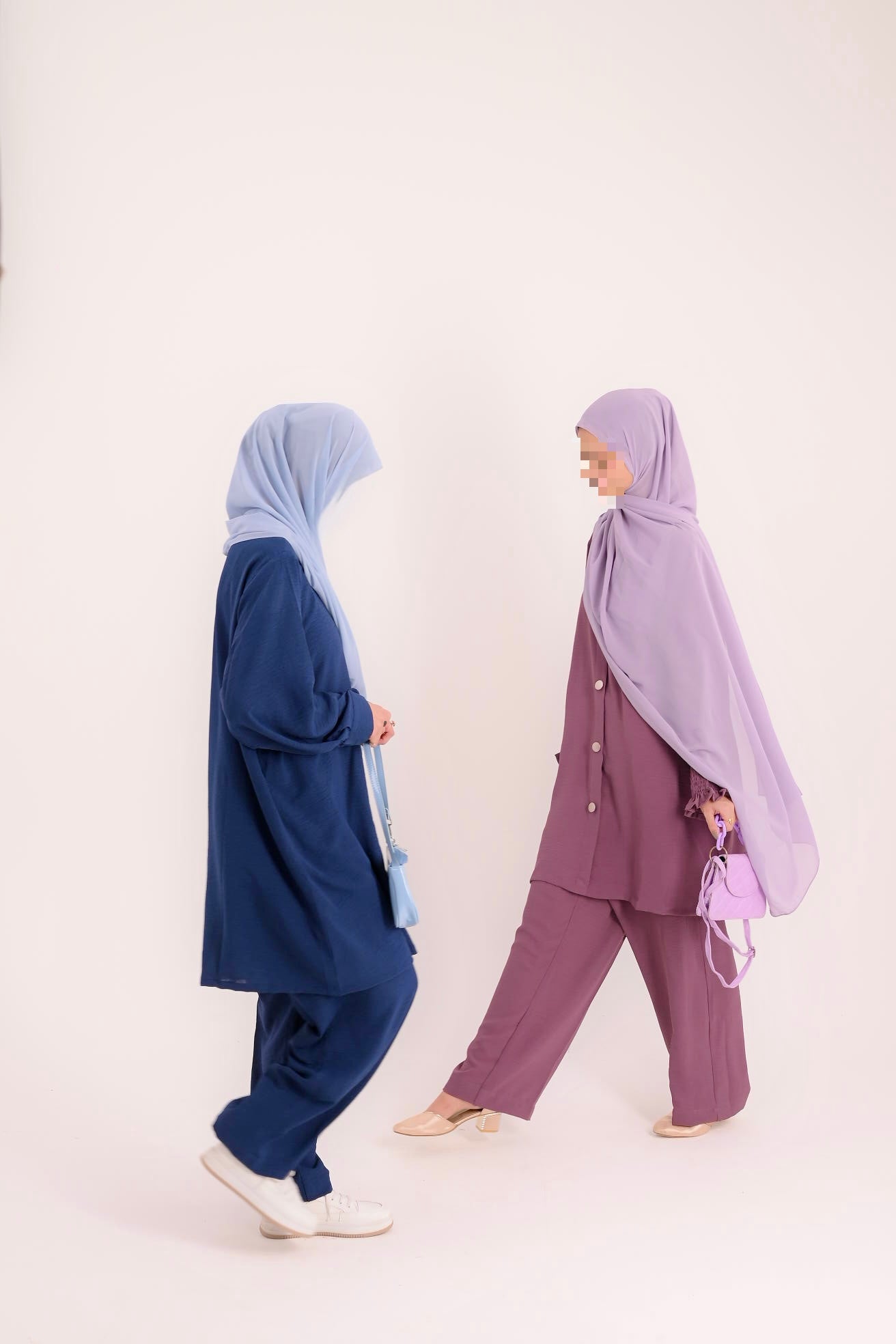 Modest Coord Set- Navy Blue