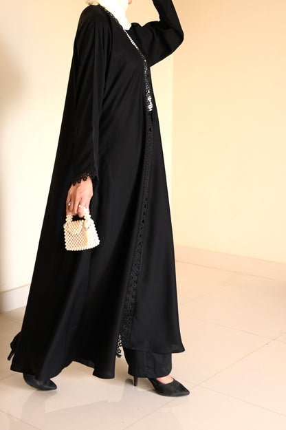 Black Lace Upper- Premium Nida