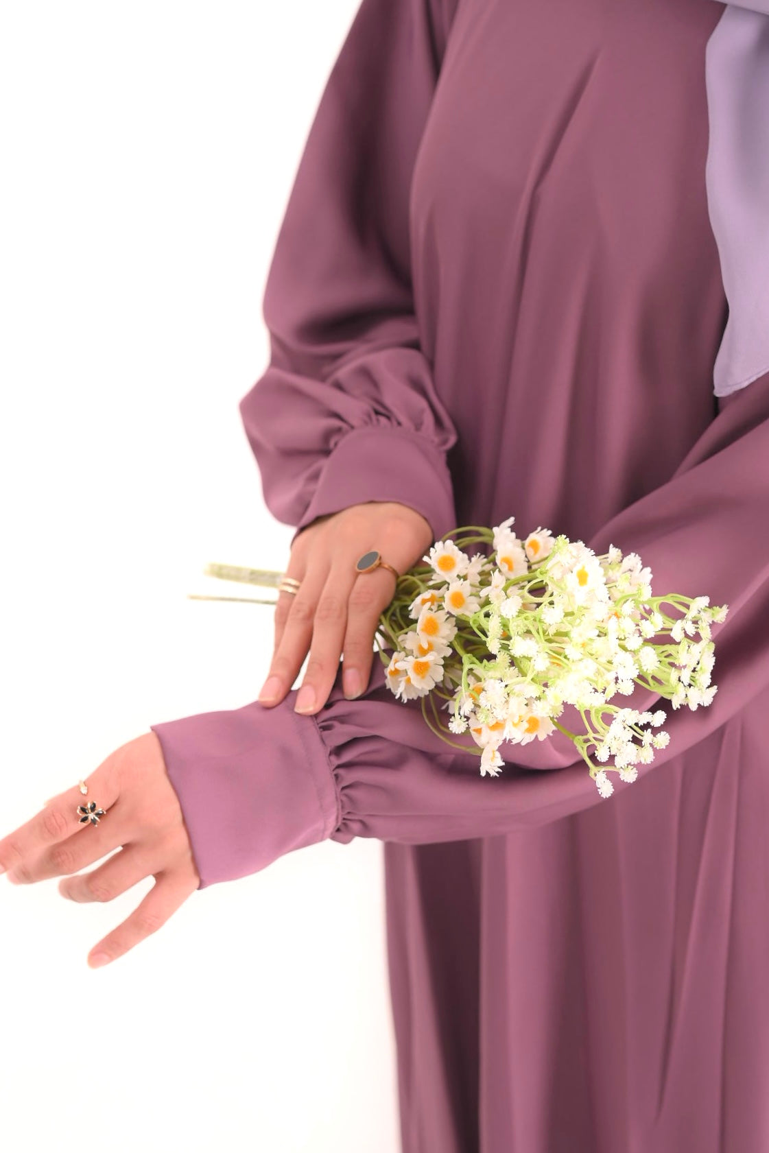 Lavendar Luxe- Maxi Abaya