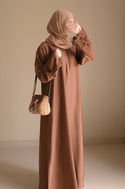 Elysian Bow Sleeve Nida Abaya-Cadbury