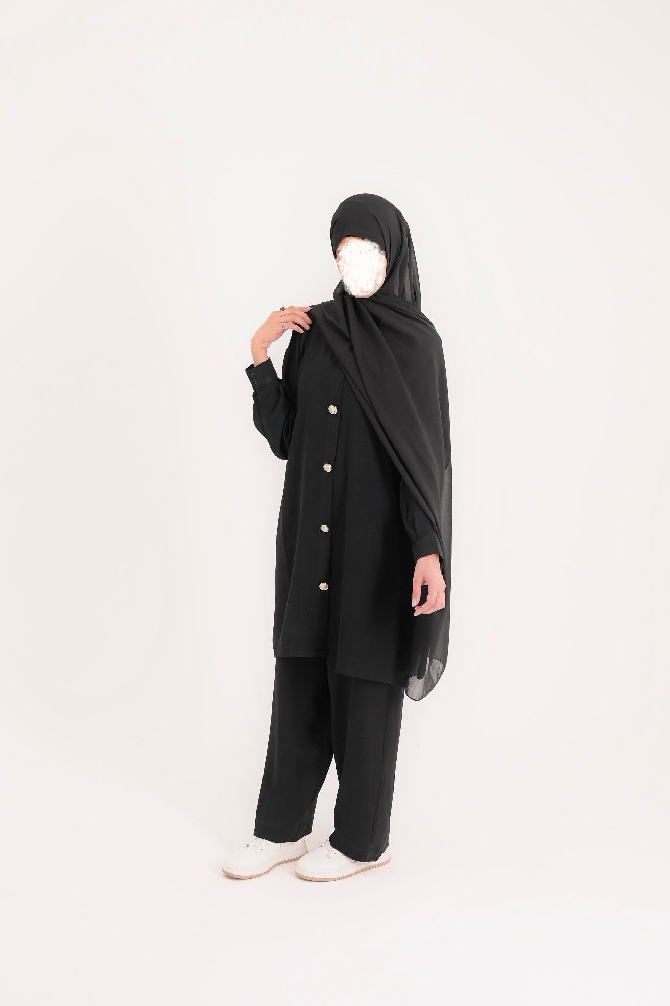 Modest Coord Set- Timeless Black