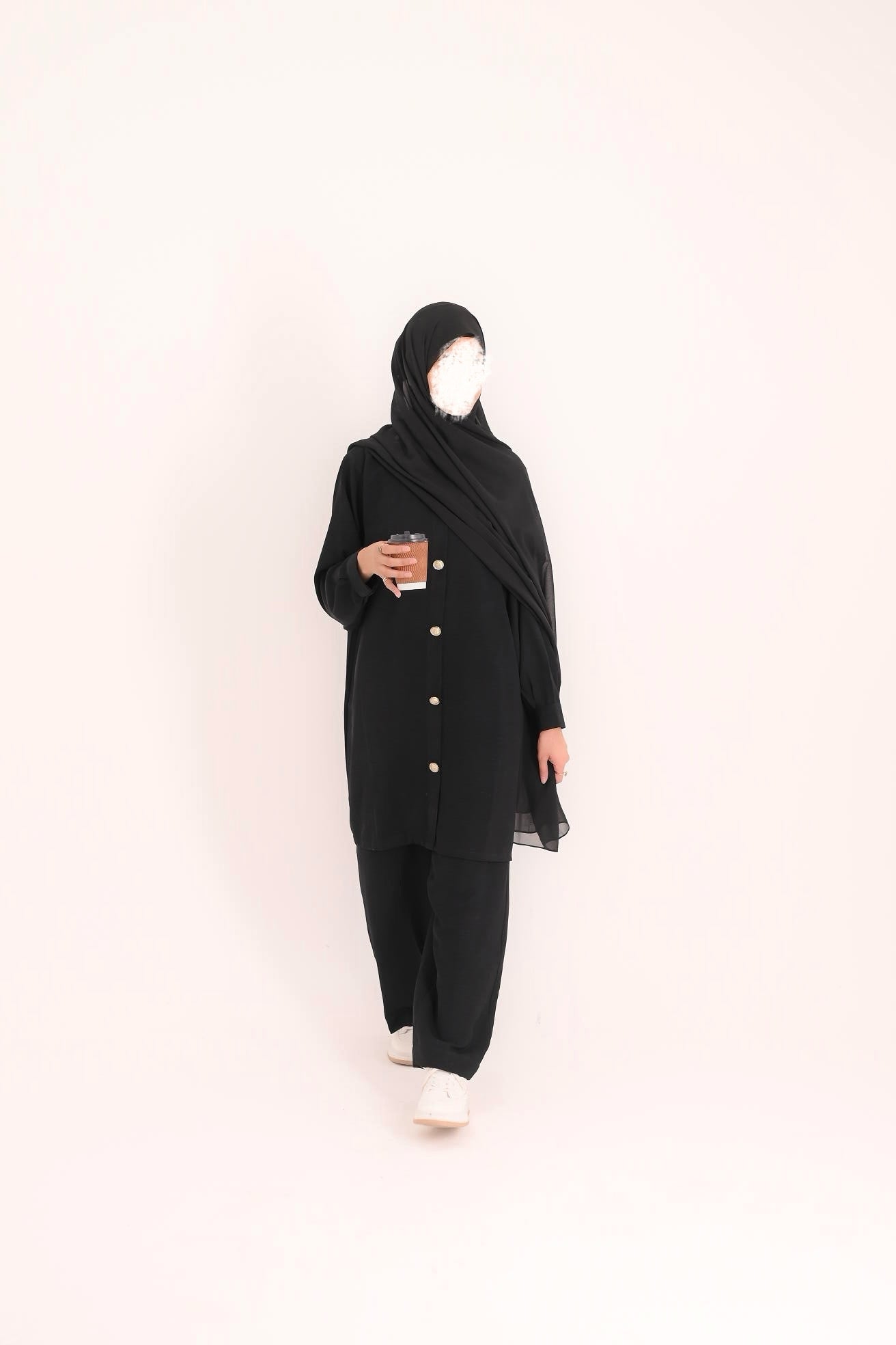 Modest Coord Set- Timeless Black