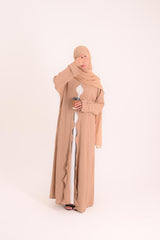 Wave Whisper Kimono- Camel Beige (Coat Only)