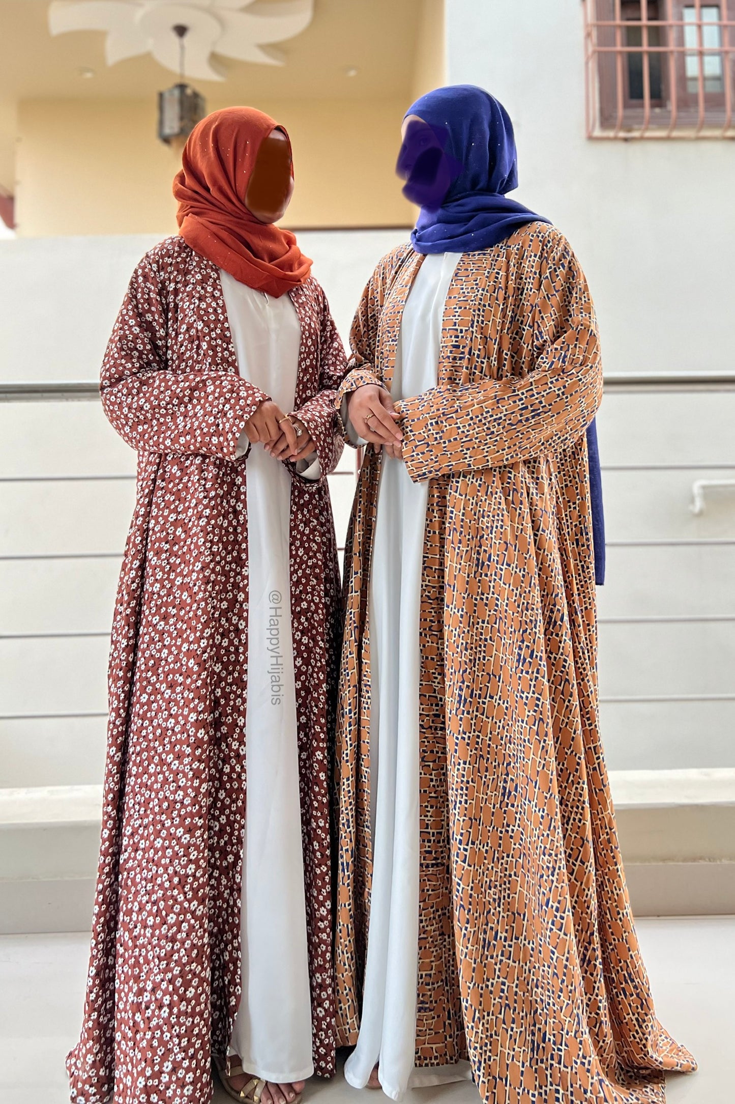 Coffee Blossom-Kimono Abaya (Coat Only)