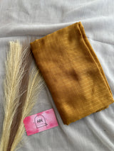 Self Grids- Viscose lawn hijab-Mustard Yellow
