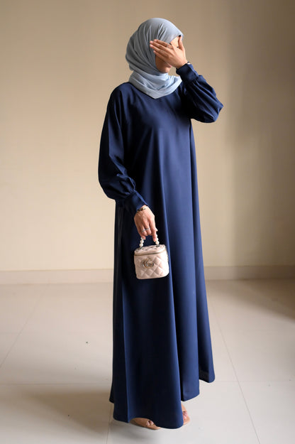 Everyday Staple Abaya- Navy Blue