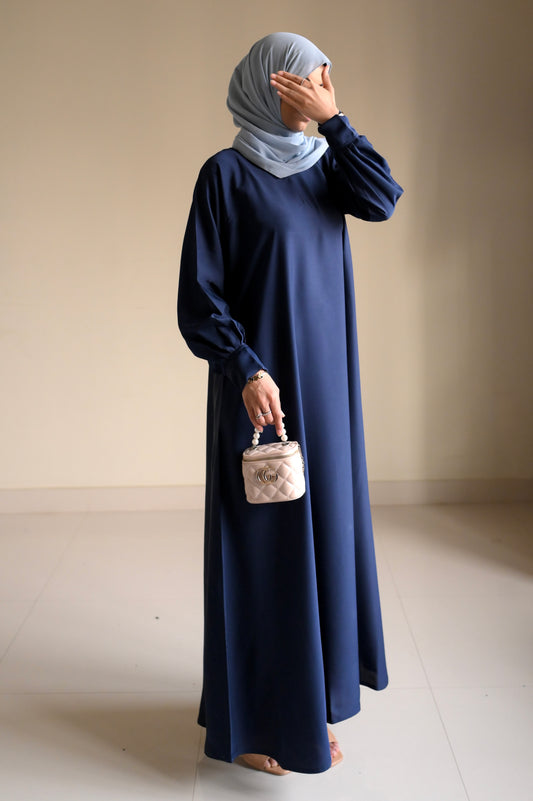 Everyday Staple Abaya- Navy Blue