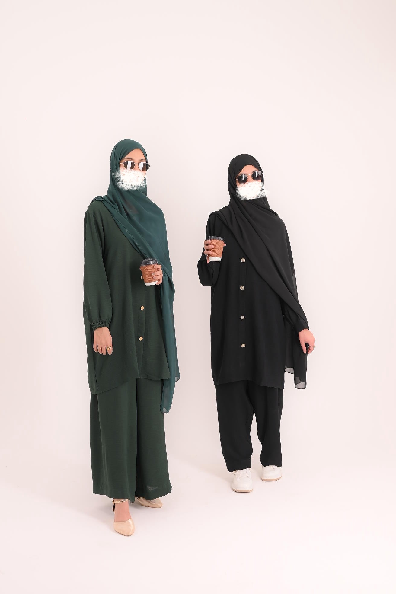 Modest Coord Set- Timeless Black