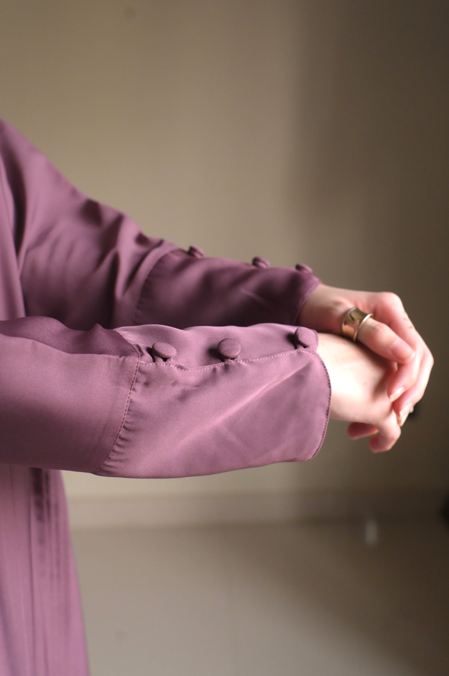 Lilac Harmony-Coat Abaya